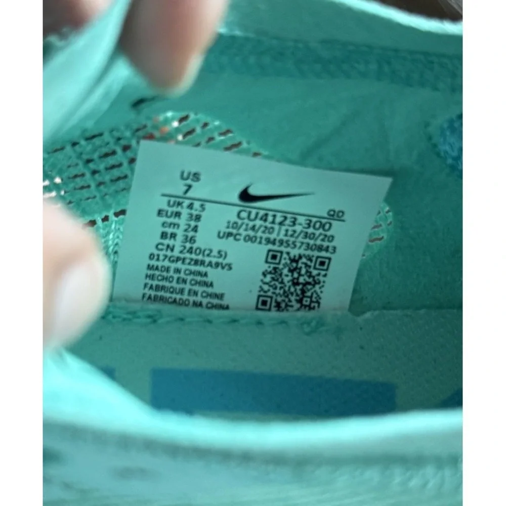 Nike ZoomX Vaporfly NEXT% 2 Shoes Womens 7 Blue Running Racing CU4123-300